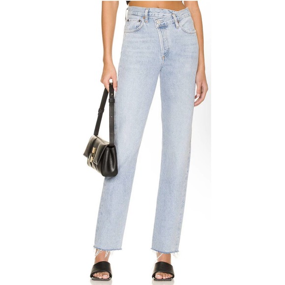 Agolde Denim - Agolde Criss Cross Straight Jeans Size 24 in Dimension